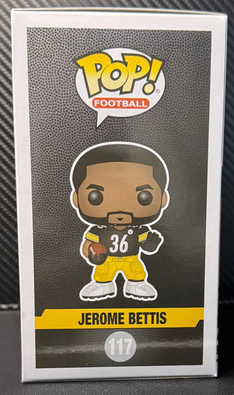 Funko Pop! NFL Pittsburg Steelers Jerome Bettis 117 w/Protector - 787 Hobby House