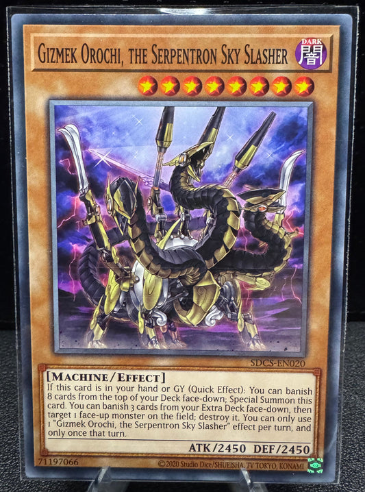 Gizmek Orochi, The Serpentron Sky Slasher SDCS - EN020 YuGiOh Structure Deck: Cyber Strike Common SP - 787 Hobby House