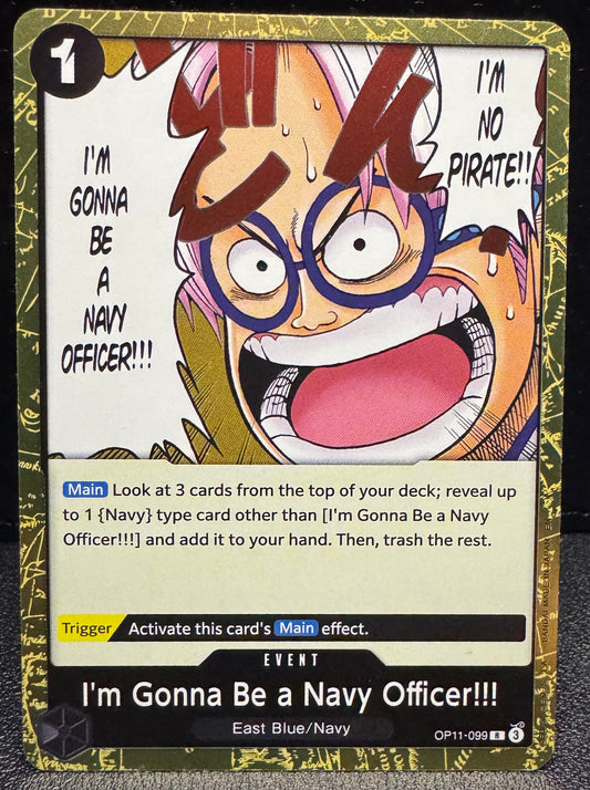 I'm Gonna Be a Navy Officer!!! Rare OP11 - 099 One Piece Fist of Divine Speed - 787 Hobby House