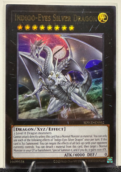 Indigo - Eyes Silver Dragon SDWD - EN032 YuGiOh Structure Deck: Blue Eyes White Destiny Ultra Rare - 787 Hobby House