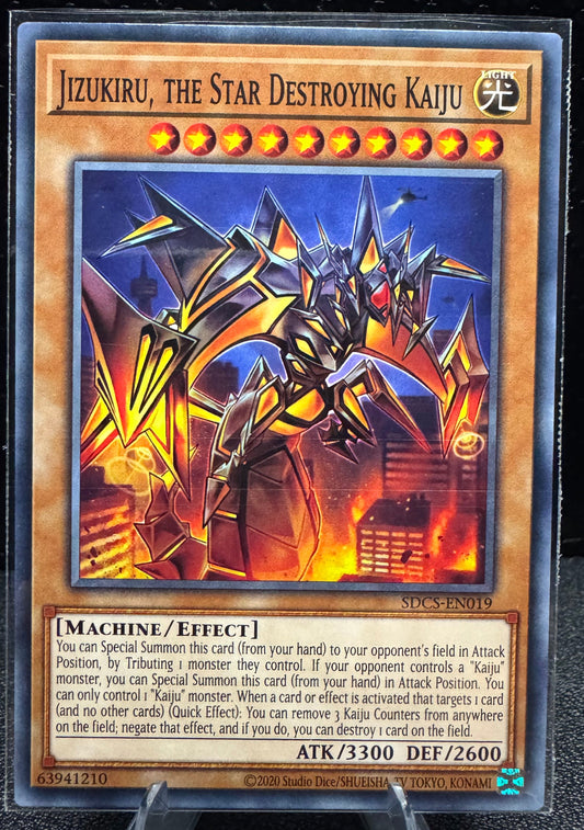 Jizukiru, The Star Destroying Kaiju SDCS - EN019 YuGiOh Structure Deck: Cyber Strike Common SP - 787 Hobby House