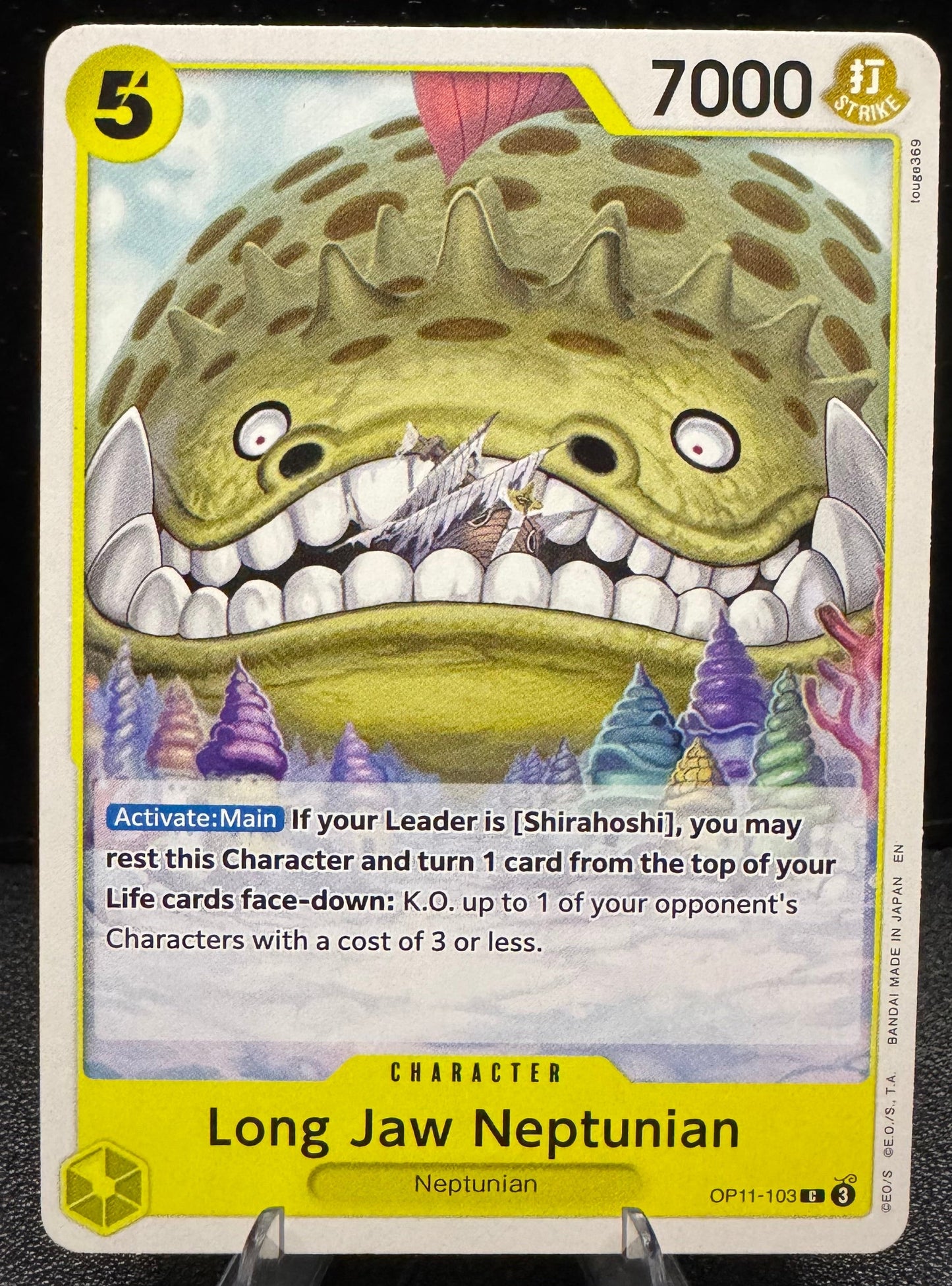 Long - Jaw Neptunian Common OP11 - 103 One Piece Fist of Divine Speed - 787 Hobby House