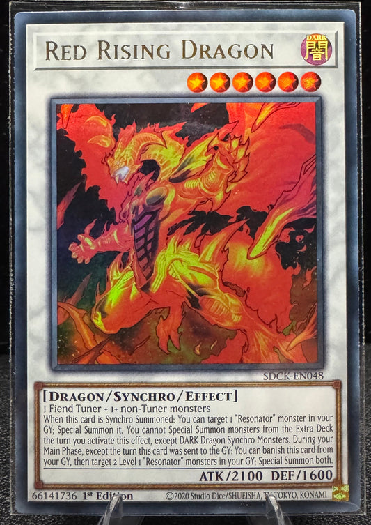 Red Rising Dragon 1st Edition SDCK - EN048 YuGiOh Structure Deck: Crimson King Ultra Rare - 787 Hobby House