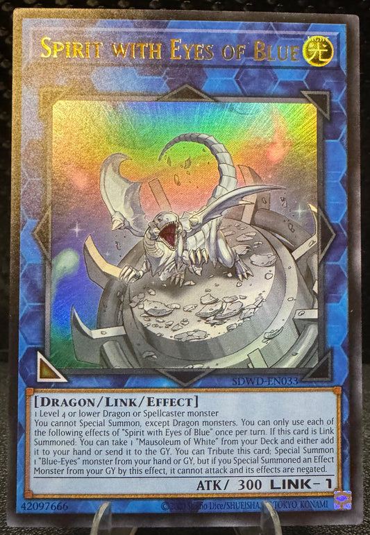 Spirit with Eyes of Blue Ultra Rare SDWD - EN033 YuGiOh Structure Deck: Blue Eyes White Destiny - 787 Hobby House